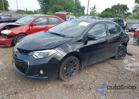 2016 Toyota Corolla S W/Special Edition Pkg из США, поврежденный, VIN 2T1BURHE2GC520671